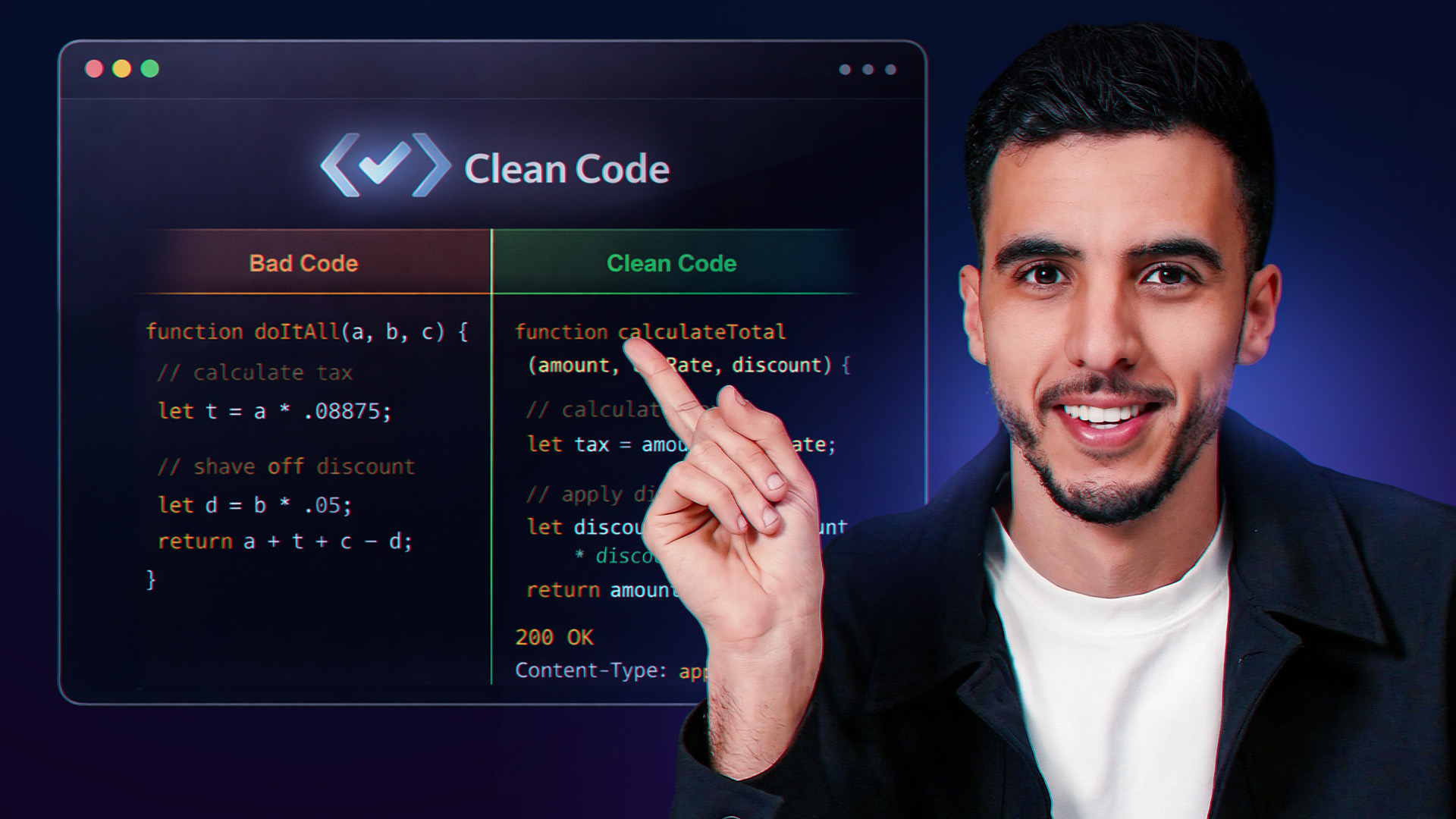 Clean Code &ndash; course cover